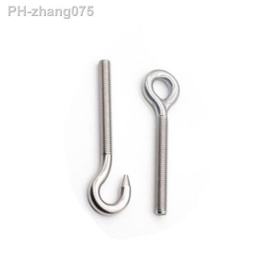 1-2pcs M4 M5 M6 M8 M10 M12 M16 M20 304 Stainless Steel Sheep Eye screw Bolt Ring Hook