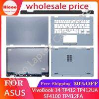 หน้าจอ LCD สำหรับแล็ปท็อปใหม่ปลอกสำหรับ Asus Vivobook 14 TP412 TP412UA SF4100บานพับ TP412FA ที่พักแขนตัวพิมพ์ใหญ่ที่ครอบบานพับเคสด้านล่าง