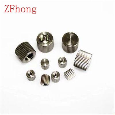 【CC】 5-10PCS M2.5 M4 M5 m8 Knurled head round blind end hand thumb