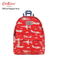 Cath Kidston Kids Quilted Backpack with Chest Strap Mono Planes Tomato Red กระเป๋า กระเป๋าสะพาย กระเป๋าสะพายหลัง กระเป๋าเป้ กระเป๋าแคทคิดสตัน