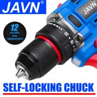 JAVN 20V 70N M ไม่แปรงถ่านไฟฟ้าสว่านไร้สายไขควงแบตเตอรี่เครื่องเจาะขนาดเล็กการตั้งค่าแรงบิด25 + 1เครื่องมือไฟฟ้า2ความเร็ว