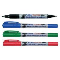 ( PRO+++ ) โปรแน่น.. Art ปากกาเขียนซีดี อาร์ท 2 หัว ชุด 4 ด้าม (สีดำ,น้ำเงิน,เขียว,แดง) สีเข้ม ติดทนนาน ราคาสุดคุ้ม ปากกา เมจิก ปากกา ไฮ ไล ท์ ปากกาหมึกซึม ปากกา ไวท์ บอร์ด