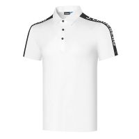 JL J.Lindeberg The new GOLF clothing mens short sleeve T-shirt POLO shirt in the summer of movement speed dry breathable coat take custom GOLF ball 【Promotional price】