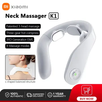 Xiaomi Youpin Jeeback G3 Neck Massager [Electric, Wireless TENS Pulse, Relieve Neck Pain, 4 Head Vibrator / Heating]
