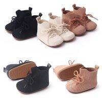 Spring Baby Flyweaving Shoes Breathable High Top Baby Shoes Soft Sole Shoes Non slip Baby Toddler Shoes 0-18 Months