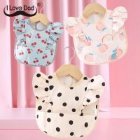 Cartoon Print Baby Bibs Waterproof Infant Meals Bib for Boy Girl Cute Toddler Kids Sleeveless Burp Cloths Anti-dirty Aprons