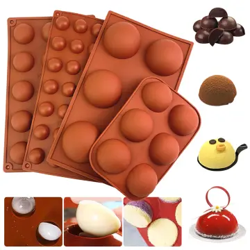1Pcs Non-Stick Silicone Round Ball Shaped Mini Truffles Mold For Chocolate  Mould Baking Truffle Dessert Cake Decorating Tools
