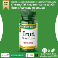 Natures Bounty, Iron, 65 mg, 100 Tablets (No.567) เหมาะสำหรับผู้ทานมังสวิรัติ