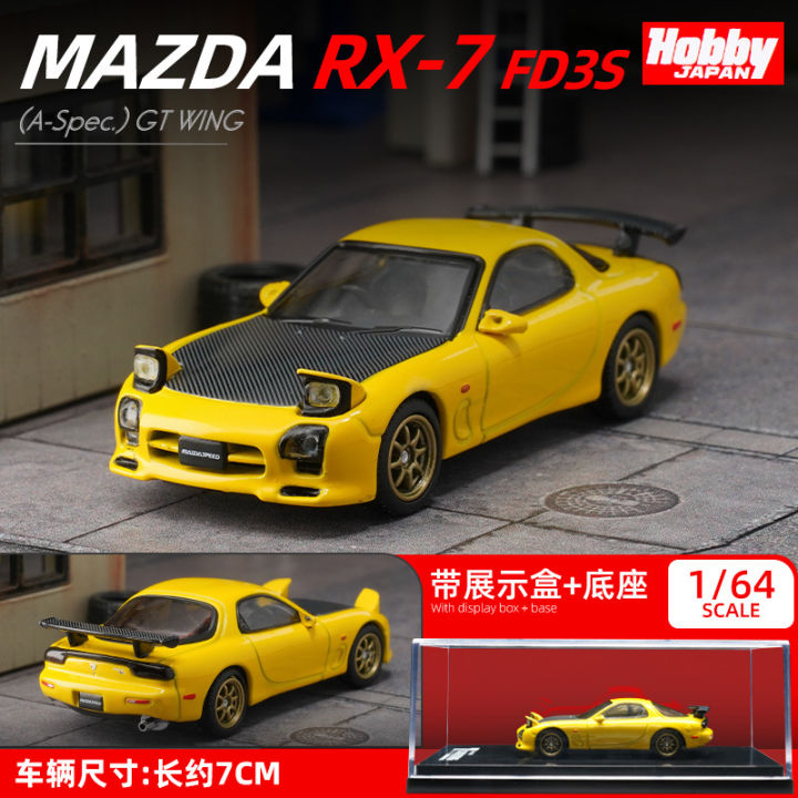 hobbyjapan-1-64-initial-d-โตโยต้า-ae86ฮอนด้าซีวิค-ek9ของเล่นรถ-diecast-สำหรับเด็กผู้ชายของขวัญวันเกิดคอลเลกชันรถ-kids-toys