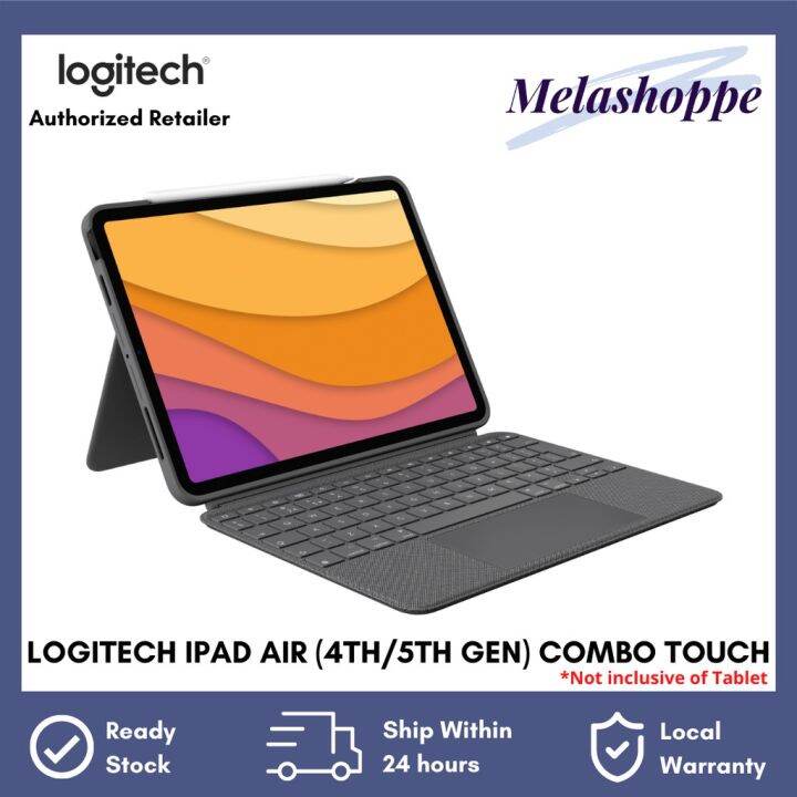 Logitech iPad Air (4th/5th Gen) Combo Touch Backlit Keyboard Case with