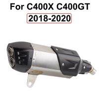 Motorcycle Exhaust For C400X 2018 2019 2020 C400GT 2019 2020 Escape Modified Middle Link Pipe 51mm Muffler DB Killer