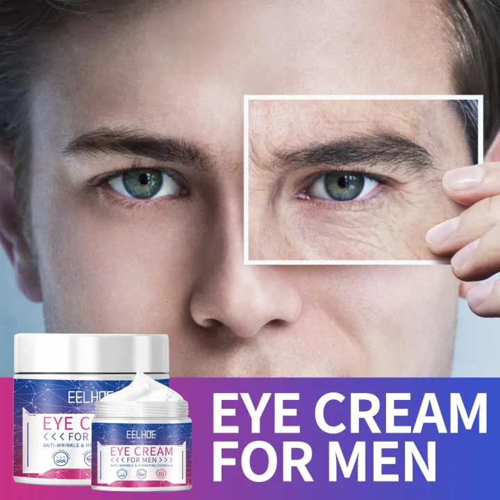 【Ready Stock】 Eelhoe Men's Eye Cream Dark Circles Eye Bags Remove Anti