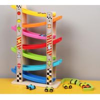 【jw】₪♧✴  7 Layer Ramp   Race Car Developmental W/ 8 Racers