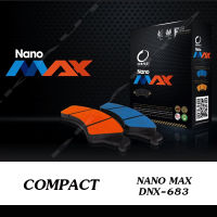 COMPACT NANO MAX (DNX-683) ผ้าเบรคหลัง TOYOTA VIOS (TOP) 1.5 S / YARIS (TOP) 1.5 S ปี2008-2012