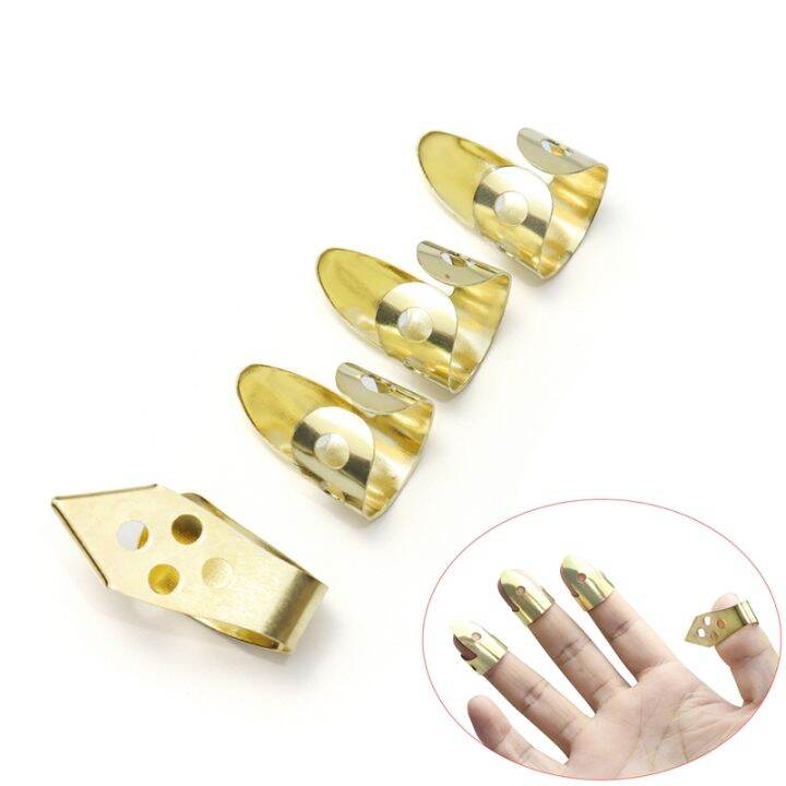 guitar-finger-picks-3-index-fingers-1-thumb-adjustable-metal-banjo-fingerstyle-pick-finger-protector