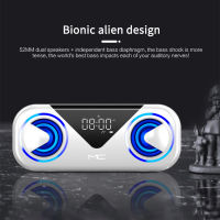 2pcs Wireless Speaker 4D Stereo Sound Music Player Double Horns Speaker Bluetooth Playback Loudspeaker Support TF cardUSBAUX