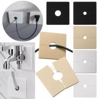 86Type Wall wire hole cover ABS Reserved Hole snap on panel faucet Trim cover Air-conditioning Dust Pipe Plug Furniture Hardware