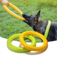 Dog Toys Pet Flying Disk Training Ring Puller Anti-Bite Floating Interactive Supplies Dog Toys Aggressive Chewing Toys