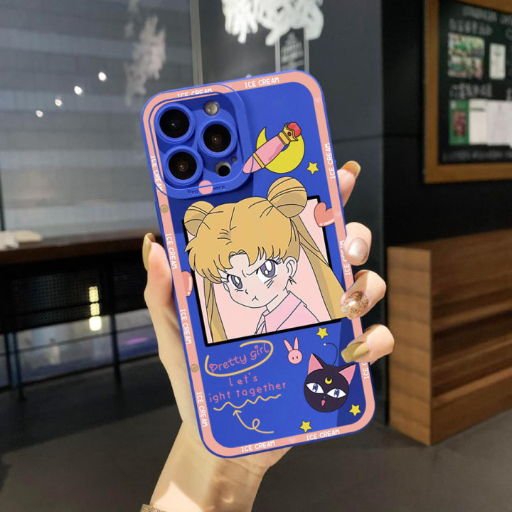 เคสสำหรับ-vivo-โทรศัพท์-t1-5g-y02s-y35-4g-y30-y55-y75-y01-y21-y33s-y3s-y20-y15a-y12s-y15การ์ตูนซากุระซากุระมหัศจรรย์-y12a-y11s-ขอบสี่เหลี่ยมฝาครอบป้องกัน