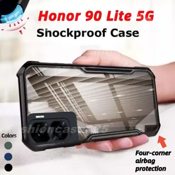 Case For Honor 90 Lite / 5G Clear Shockproof Ring Gel Phone Cover
