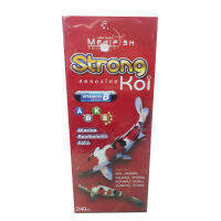 มัลติวิตามินรวม สำหรับปลาคาร์พ ทุกสายพันธุ์ เสริมโครงสร้าง ป้องกันโรค เร่งสี ช่วยการเจริญอาหาร ขนาด 240 มล  / Medifish Strong Koi Multi Vitamin 240ml