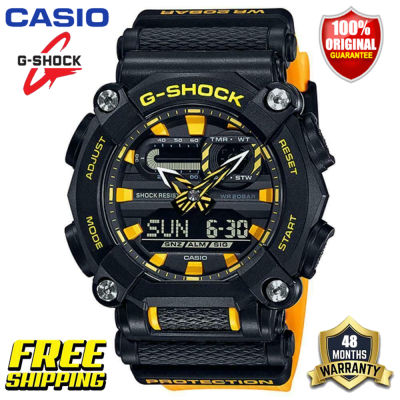 นาฬิกากีฬาผู้ชาย G-Shock GA900 ต้นฉบับ แสดงเวลาคู่ กันน้ำได้ถึง 200 เมตร กันกระแทกได้ โลกเวลา แสง LED อัตโนมัติ รับประกัน 4 ป GA-900A-1A9 (ใหม่แท้)