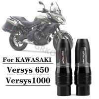 แผ่นเลื่อนไอเสียกันชนของรถจักรยานยนต์อุปกรณ์เสริมสำหรับ KAWASAKI Versys 650 1000 Versys650 Versys1000การป้องกันการตก
