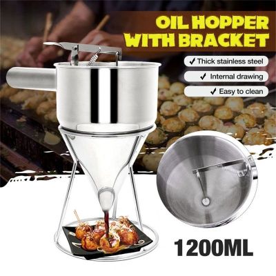 【CW】 1200ML With Bracket Funnel Dispenser Pancake Batter Baking Tools