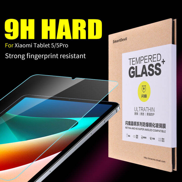 smartdevil-ฟิล์มกระจก-for-xiaomi-pad-5-xiaomi-pad-6-xiaomi-pad-6-max-mi-pad-5-pro-11-inch-12-4-inch-redmi-pad-10-6-inch-tablet-tempered-glass-film-screen-protector-full-screen-coverage-clear-anti-blue