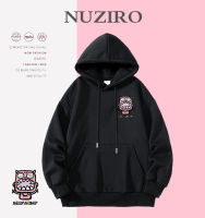 NUZIRO เสื้อฮู้ดผู้หญิง เสื้อแขนยาว สไตล์เกาหลี โอเวอร์ไซซ์#A2816