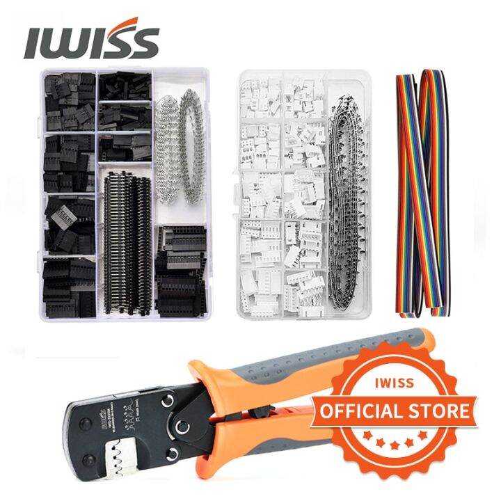 IWISS IWS-3220 Crimping ชุดเครื่องมือ Dupont Crimper Plier ชุด2.54มม. ...