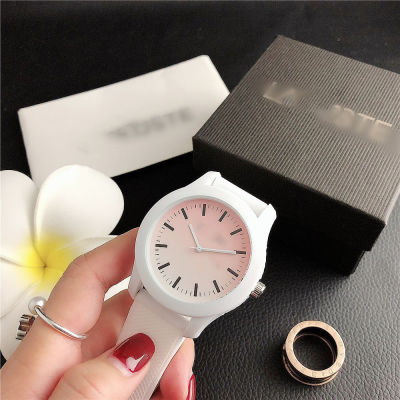 Brand Hot Sale Simple Trend Gradual Change Lover Watch Silicone Strap Leisure Fashion Watch For Woman