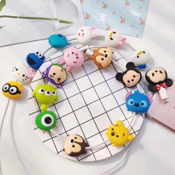 ที่ป้องกันสายชาร์จจาก-ตัวการ์ตูน-tsum-tsum-ขลอง-disney-น่ารักสุดๆ-ของเข้าใหม่-2-in-1-สายชาร์จ-type-c-สายชาร์จโทรศัพท์-สาย-ฟาสชาร์จ-typ-c-สายชาร์จ