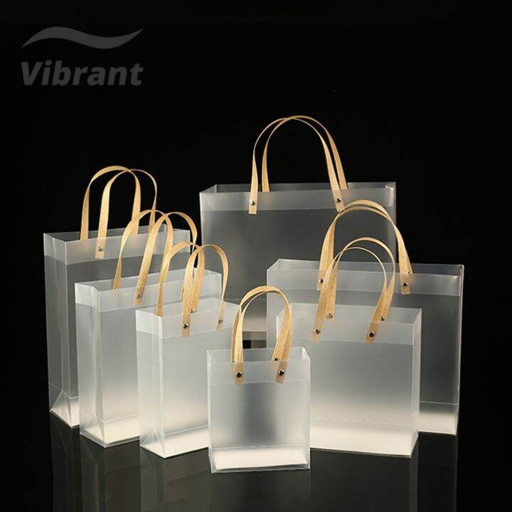 Transparent Handbag Gift Bags Can Be Reused Packaging Bag Pvc Wedding