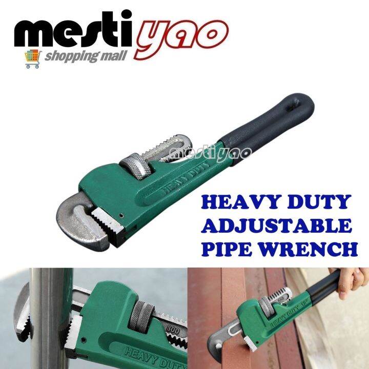 Heavy Duty Adjustable Pipe Wrench Clamp Plumping Multitool Lazada