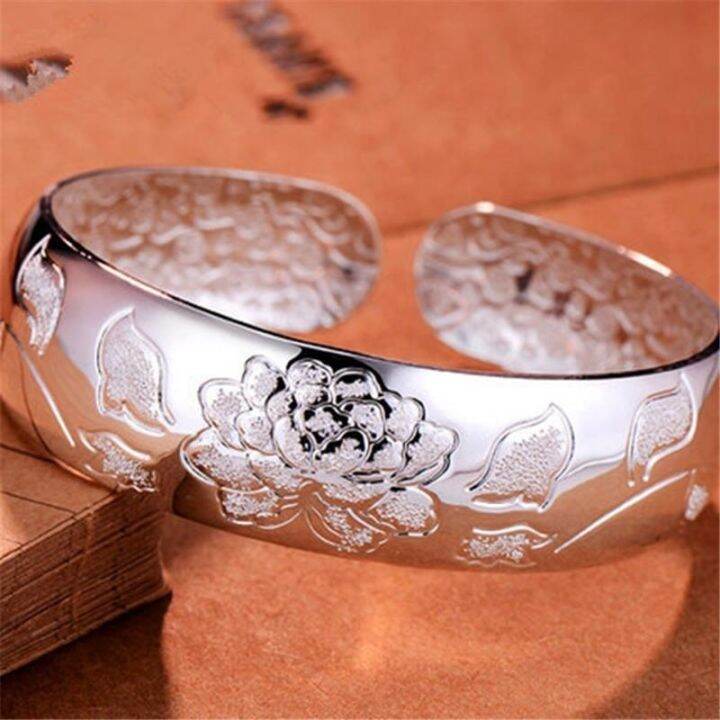 s999-fine-silver-sterling-bracelet-female-fashion-peony-sent-mother-act-the-role-ofing-is-tasted