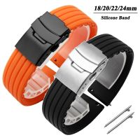 18mm 20mm 22mm 24mm Quick Release Silicone Watch Bands for Samsung Galaxy Watch 3/4/5 Strap Rubber Sport Bands Accessories