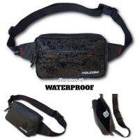 ♚℗﹊ WAISTBAG VOLCOM กระเป๋าสะพายข้าง กันน้ํา โลโก้เหล็ก