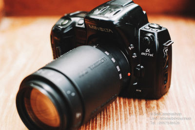 ขายกล้องฟิล์ม Minolta A807si Serial  56705155 พร้อมเลนส์ Tamron 70-300mm