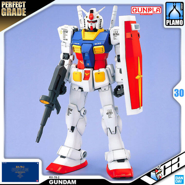 ⭐️ BANDAI GUNPLA PERFECT GRADE PG 1/60 RX-78-2 GUNDAM ประกอบ หุ่นยนต์ ...