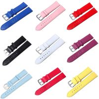 fgjdfgrh PU Leather Strap Watchband 12mm 14mm 16mm 18mm 20mm 22 Watch Band New Candy Colors For Watches BD2