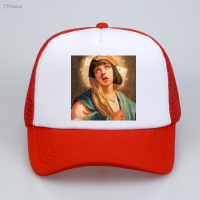 2023 New Virgin Mary Men Women hat 2023 Funny Printed Baseball Caps Summer Hip Hop Casual cool mesh trucker cap hats Versatile hat