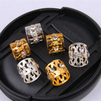 Iron Scrunchie Gold Hair Ring Hollow Out Hair Ring Hair Ring Of Metal Wig Ornament Hair Button Hair Extension Ring