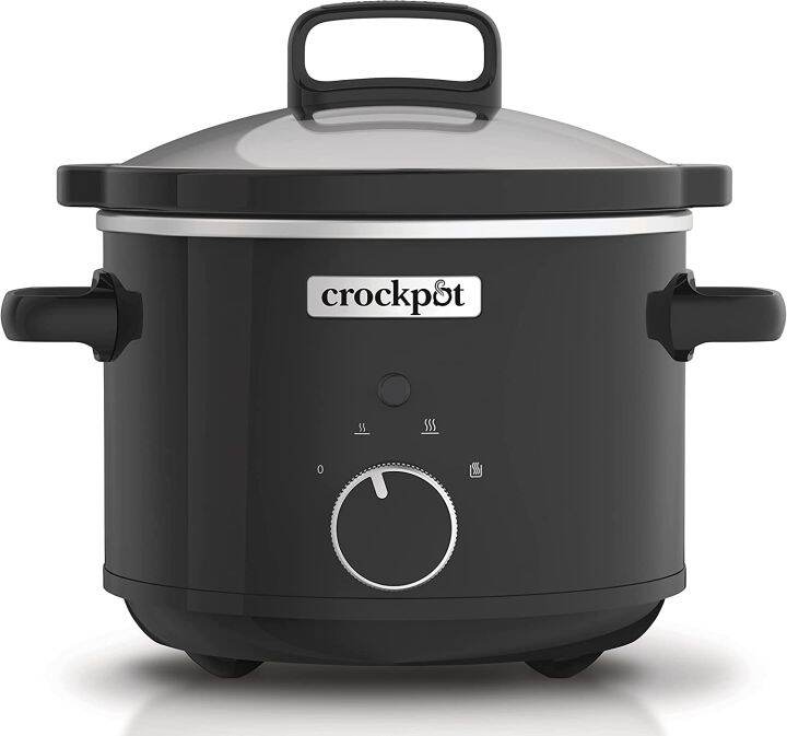 Crockpot Slow Cooker, Removable Easy-Clean Ceramic Bowl