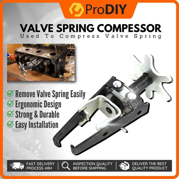 Valve Spring Compressor Engine Removal Universal Tool Jaw Spring