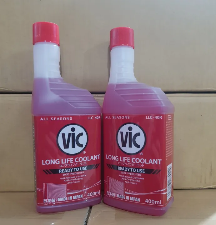 VIC Radiator Coolant RED Ready to Use 400ml Lazada PH