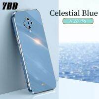 YBD เคสมือถือชุบโลหะสำหรับ Vivo S1 Pro ปลอก,ที่แม่นยำกล้องป้องกันกรณีหรูหราตรงขอบ