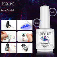 Rosalind 15Ml Functional Gel Transfer Nail Foil Sticker กาวกาว Transfer Gel Topcoat Base Coat Primer Diamond Topcoat