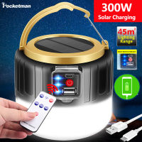 Portable LED Solar Charging Lamp Energy saving Bulb Night Market Light Mobile Outdoor Camping solar Power Outage Emergency Light