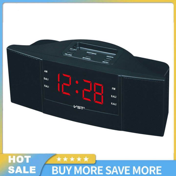Exquisite Dual Band Alarm Sleep Clock AM/FM Radio with LED Display